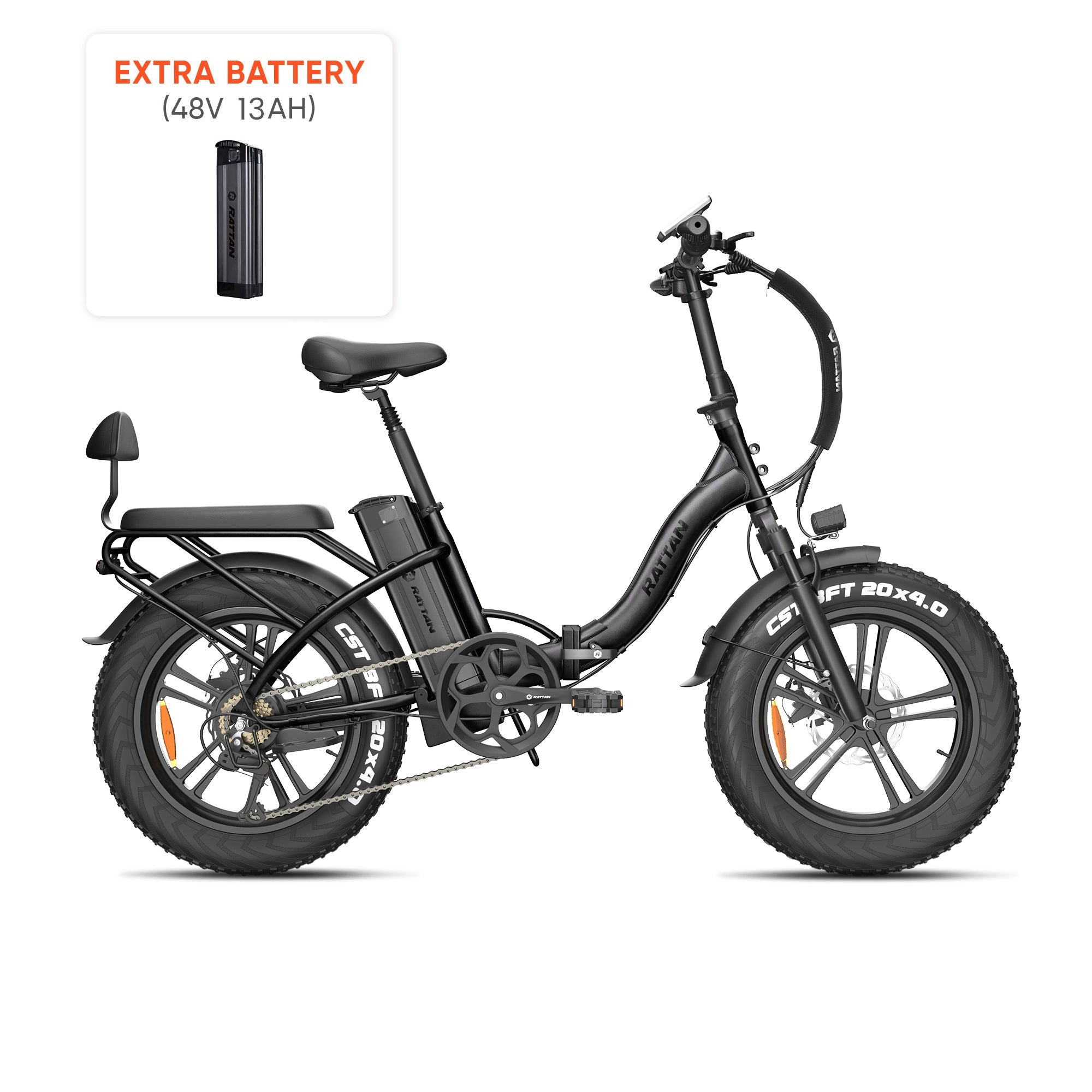 Rattan LF 750 PRO Foldable Ebike | UL Safety Certified