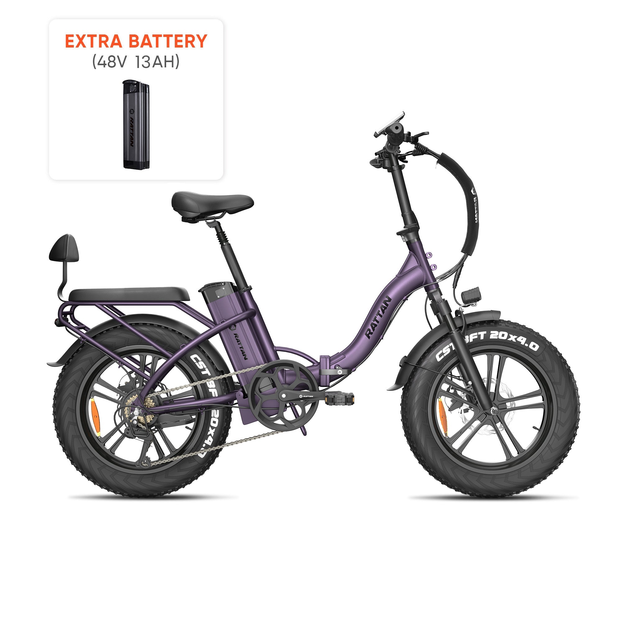 Rattan LF 750 PRO Foldable Ebike | UL Safety Certified