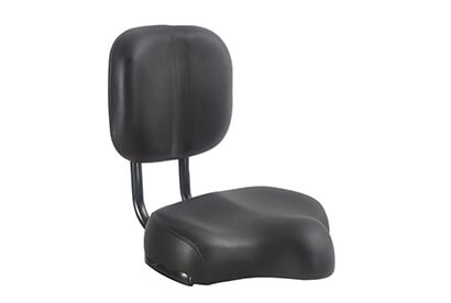 Extra Wide Saddle Seat with Backrest