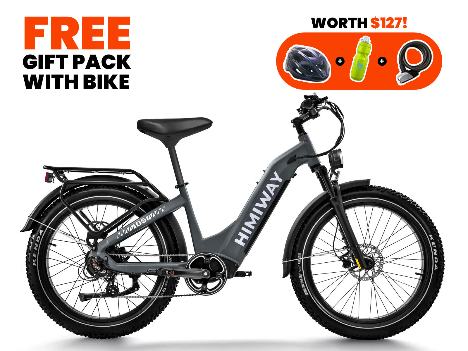 Himiway D5 ST (Zebra ST) All-terrain Electric Fat Bike