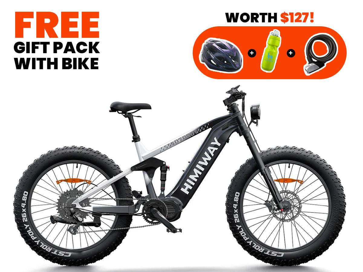 Himiway D7 Pro (Cobra Pro) Softail Electric Mountain Bike + Free 4 Years Warranty