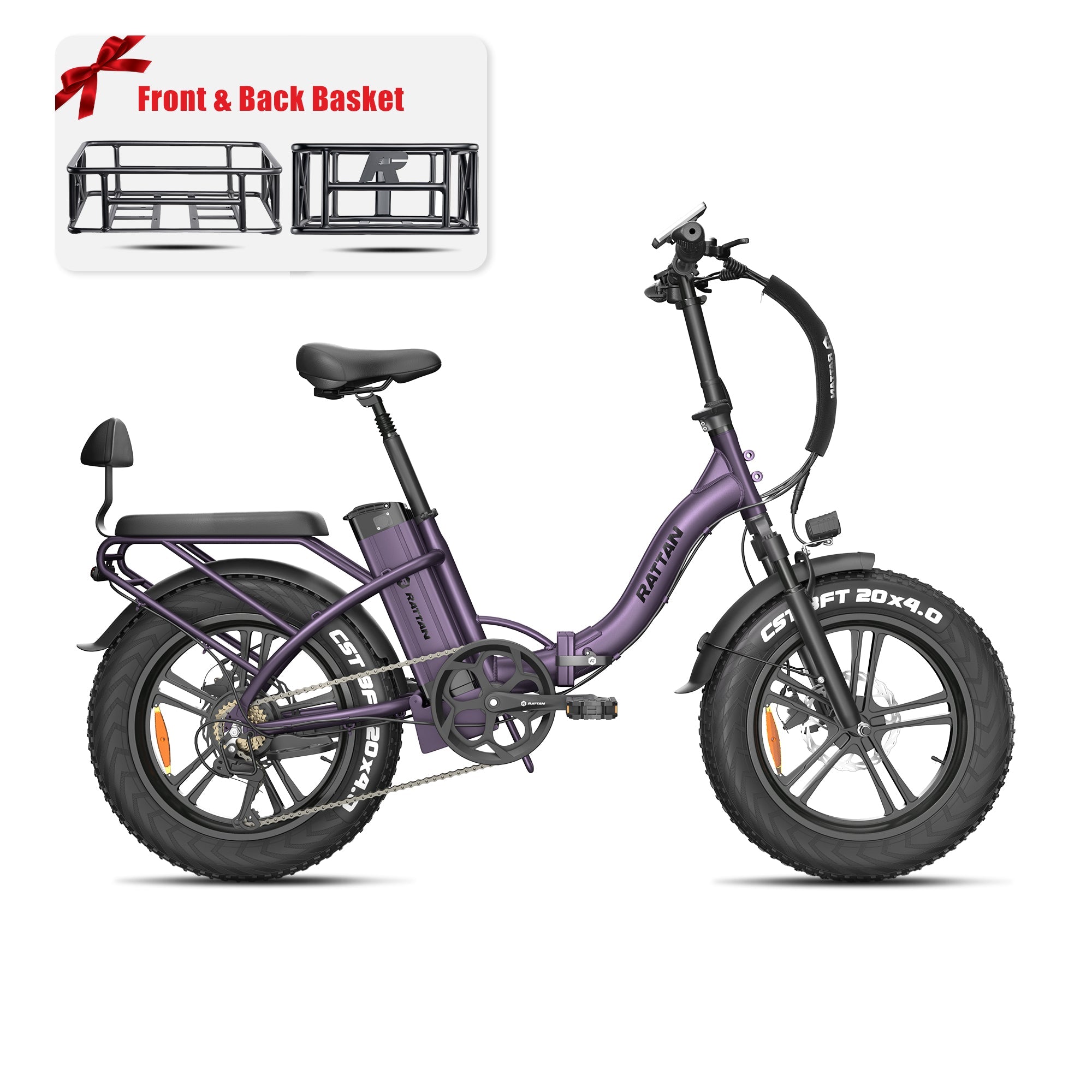 Rattan LF 750 PRO Foldable Ebike | UL Safety Certified