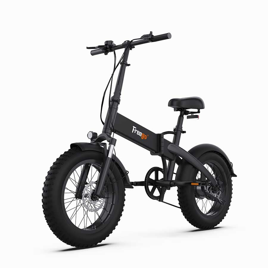 Freego eFlex Raptor E1 Shimano 7-Speed Foldable Fat Tire City Electric Bike - Top Speed 20 mph | UL Safety Certified