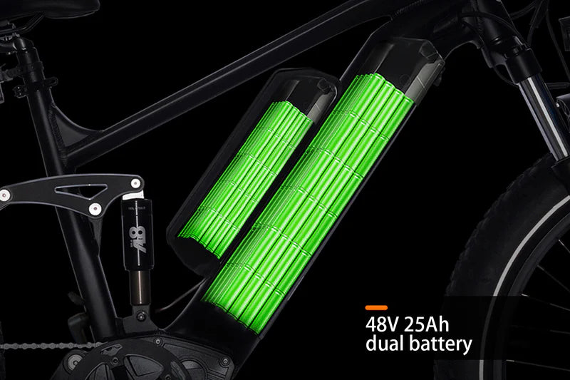 HAOQI Cheetah Full Suspension Electric Bike (UL Certified)
