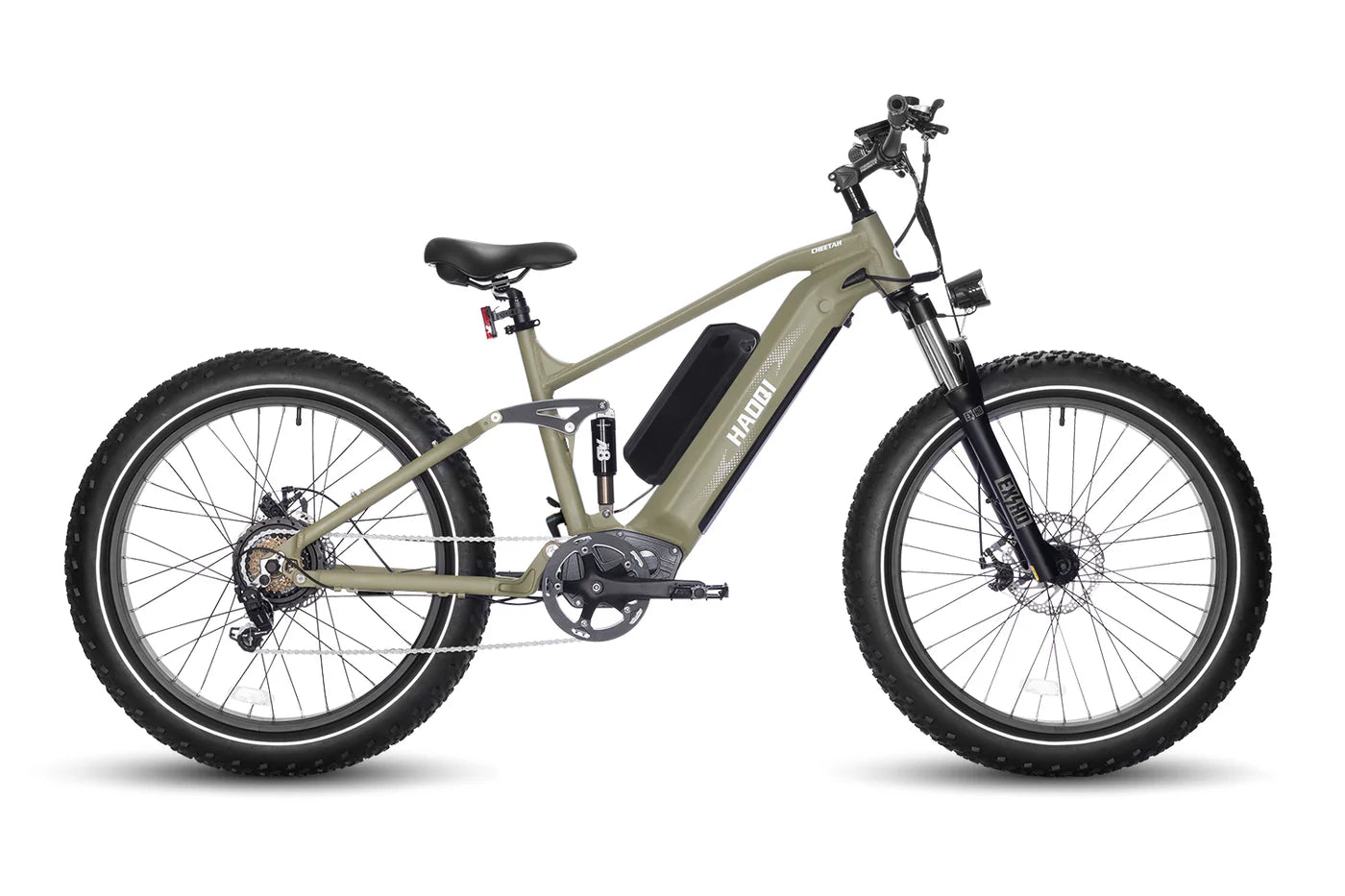 HAOQI Cheetah Full Suspension Electric Bike (UL Certified)