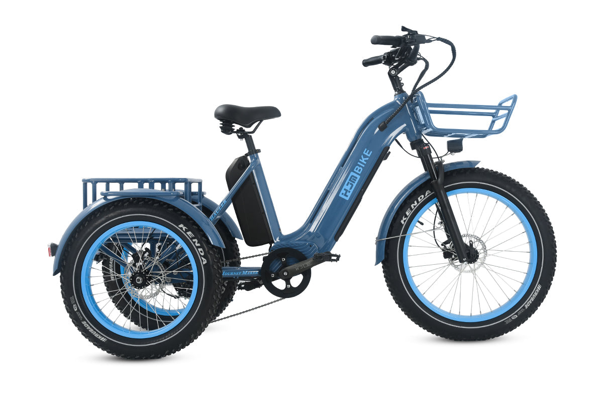 HJM TriHauler Pro Cargo 1000W Rear-Drive Fat Tire Etrike (Fully Assembled)