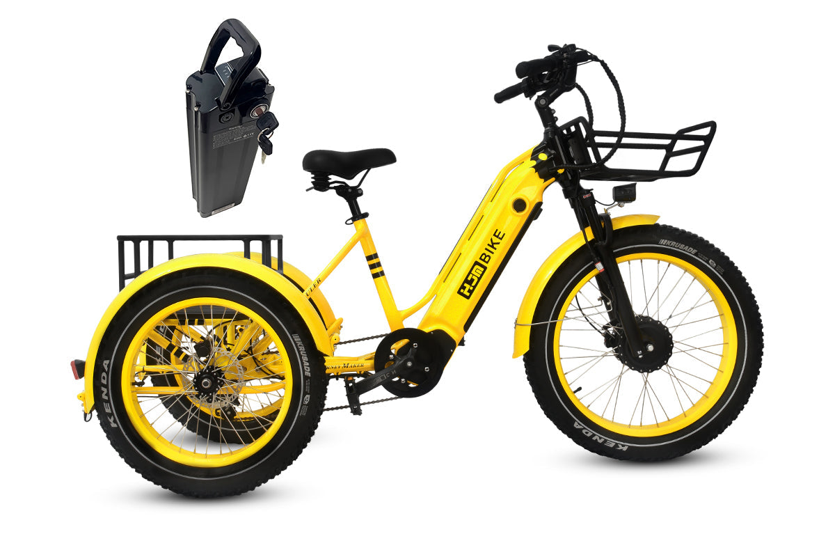 HJM TriHauler Cargo Fat Tire Etrike (Fully Assembled)