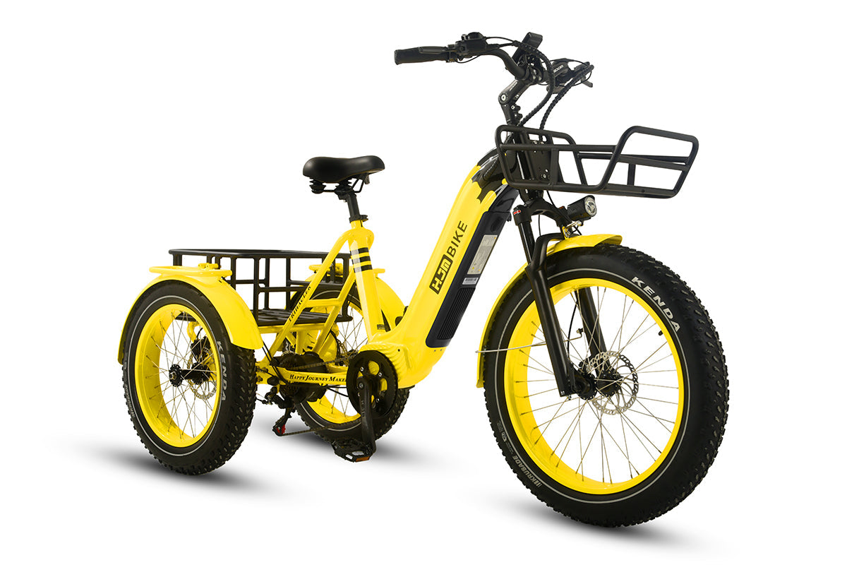 HJM TriHauler Pro Cargo 1000W Rear-Drive Fat Tire Etrike (Fully Assembled)