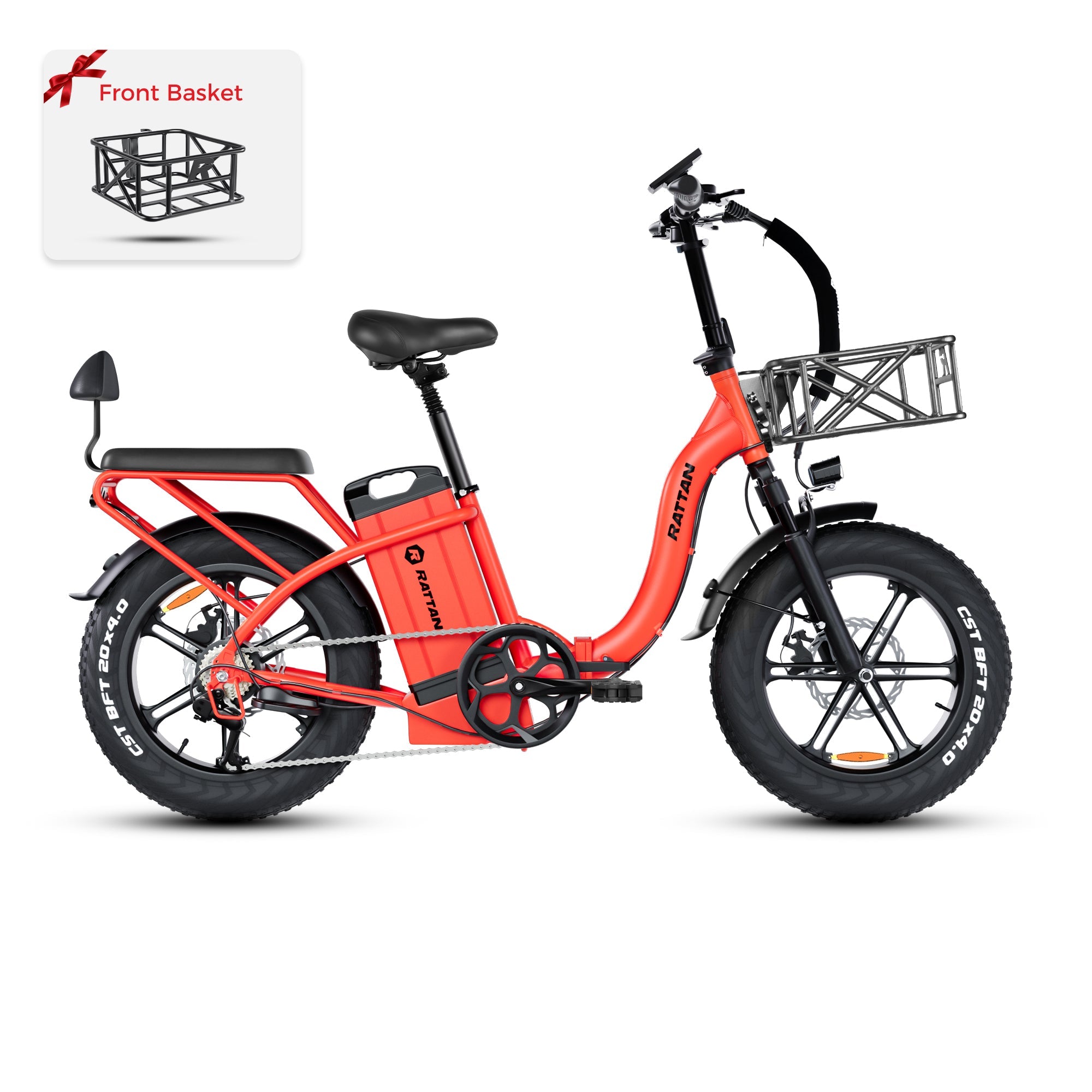 Rattan LF Ultra 1000W Foldable Ebike | UL Safety Certified