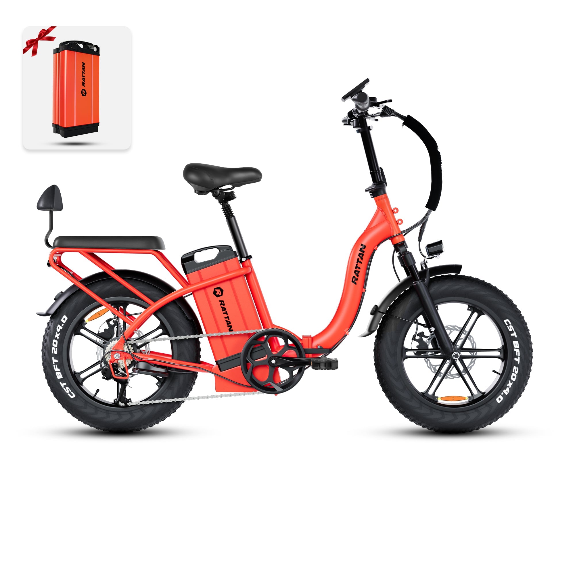 Rattan LF Ultra 1000W Foldable Ebike | UL Safety Certified