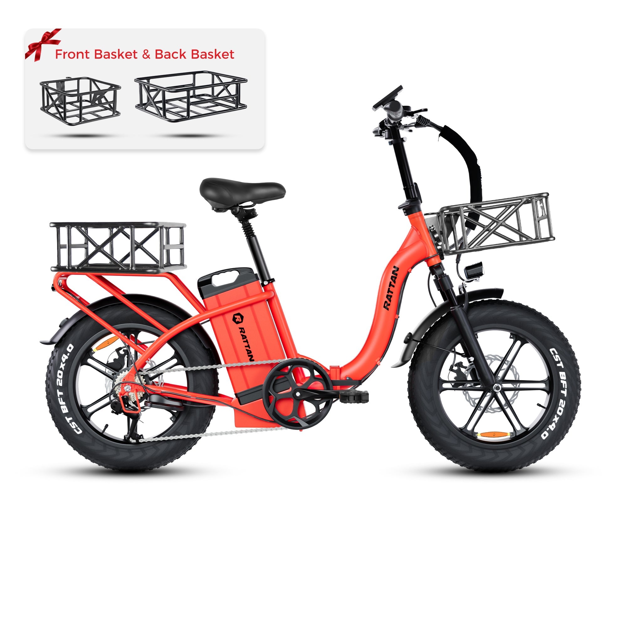Rattan LF Ultra 1000W Foldable Ebike | UL Safety Certified