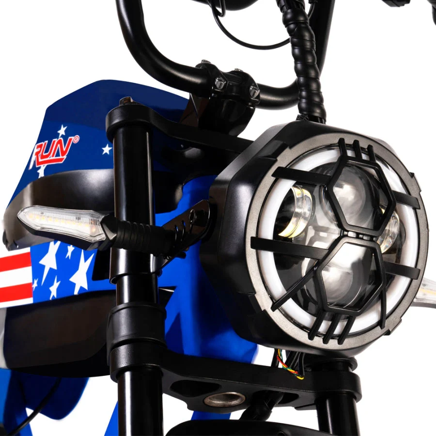 HappyRun G100 Global Commemorative Edition Star Spangled Flag Limited Release Ebike + 4 Years Warrary