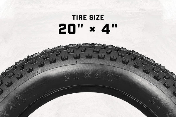 HAOQI Fat Tire Bike Tire
