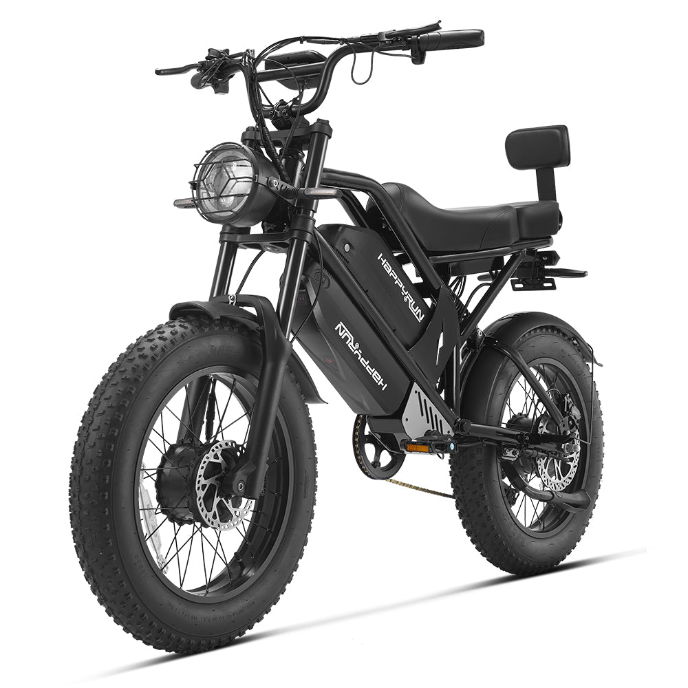 HappyRun G70 Pro Dual-Motor Dual-Battery Electric Cargo Bike(used)