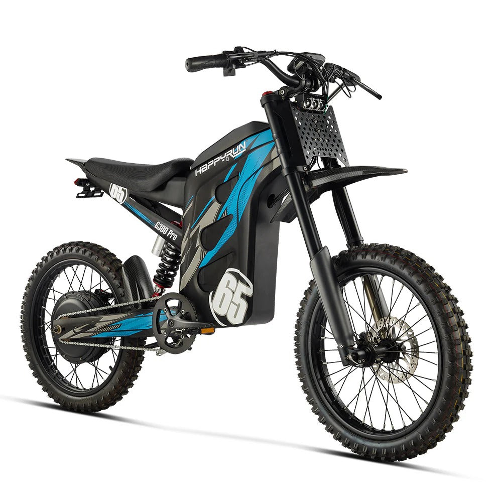 HappyRun G300 Pro Electric Dirt Bike 6500W 2025 New + Free 4 Years Warranty