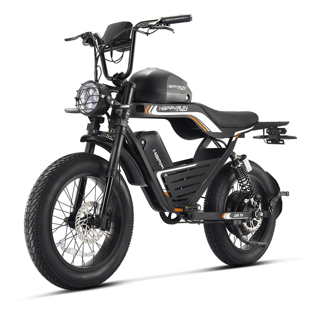 HappyRun G100 Pro Fastest 6000W Electric Bike Motorcycle + 4 Years Warrarty