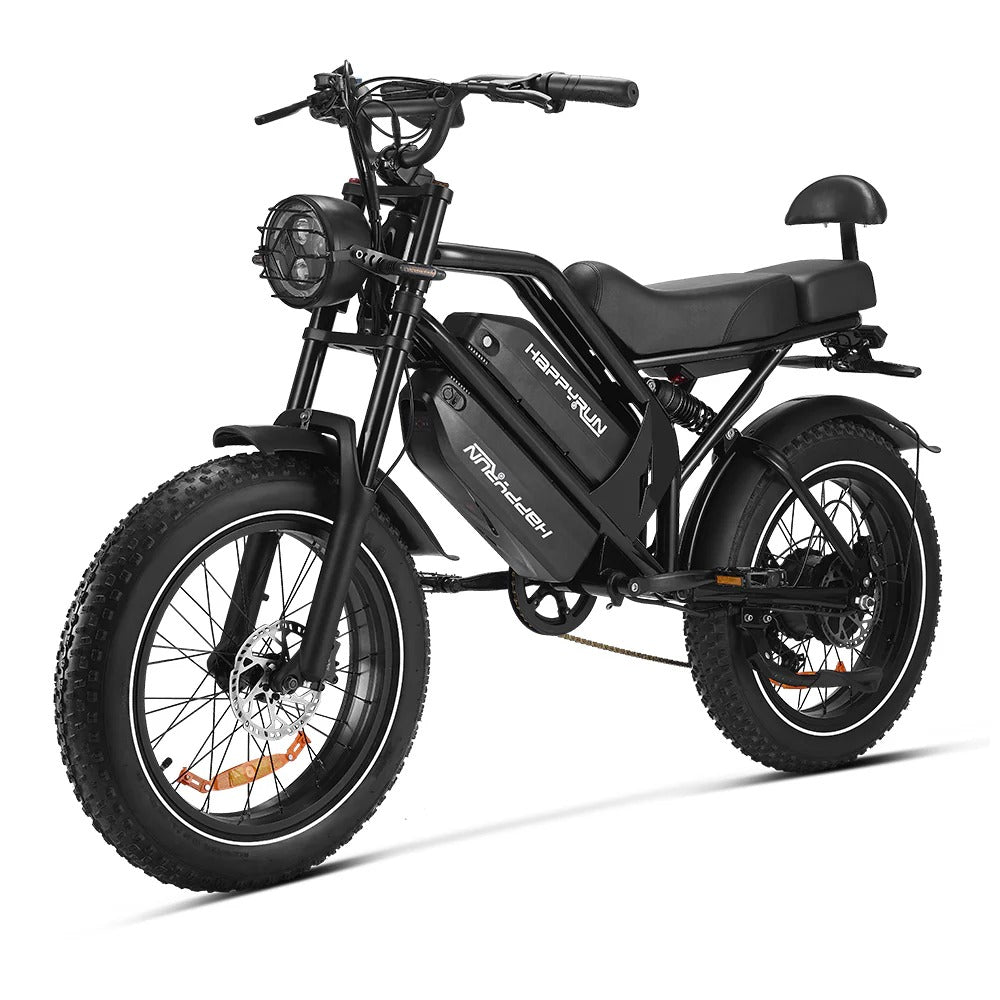HappyRun G70 2000W Dual Battery Fast Electric Cargo Bike 2025 NEW + Free 4 Years Warranty
