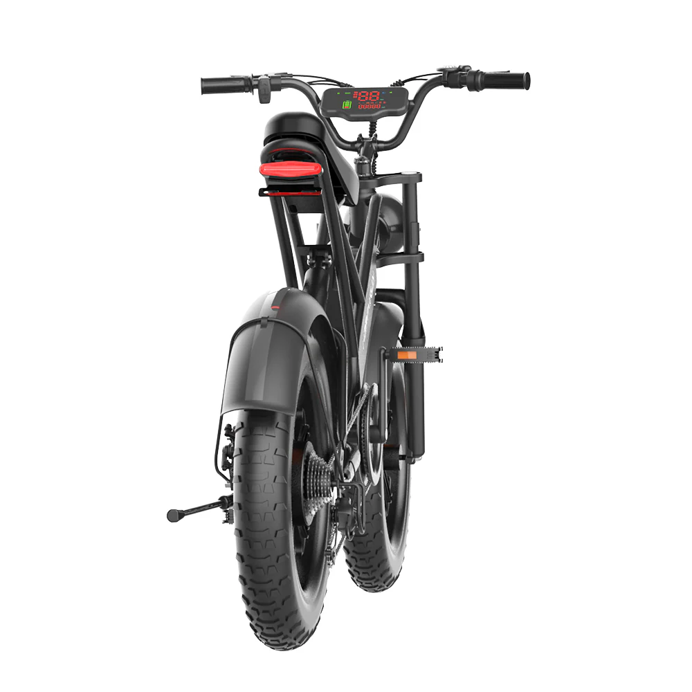 HappyRun Tank G50 Electric Bike Cargo Black City E-bike + 4 Years Warranty