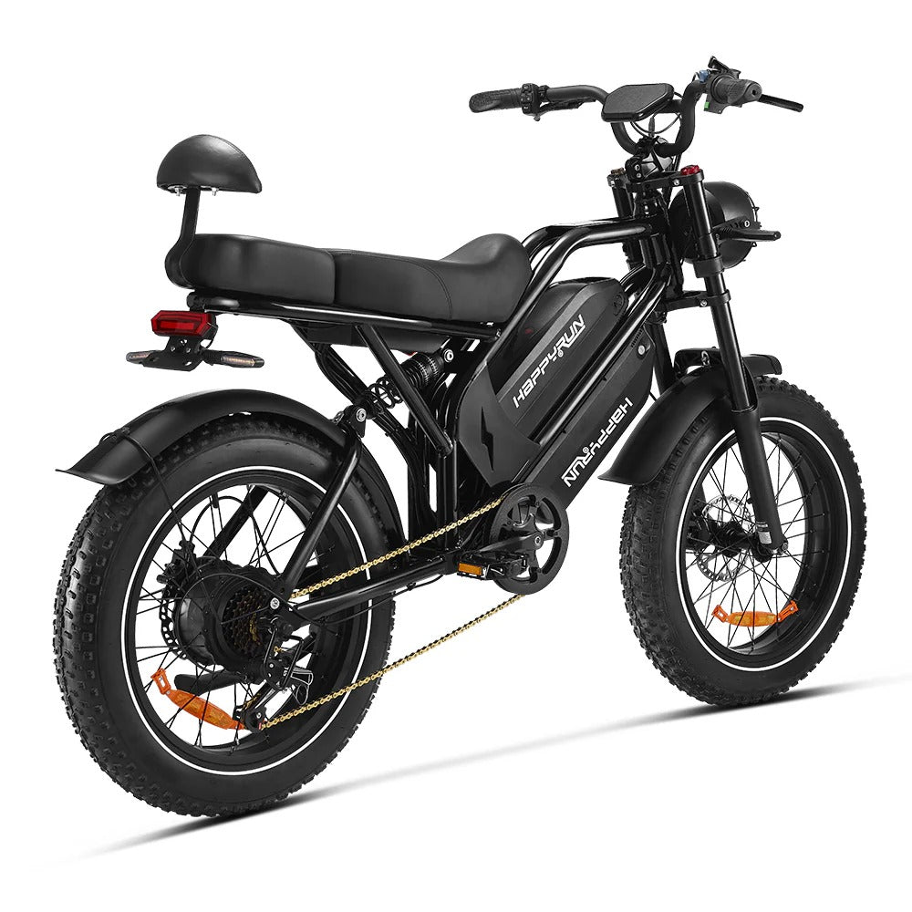 HappyRun G70 2000W Dual Battery Fast Electric Cargo Bike 2025 NEW + Free 4 Years Warranty