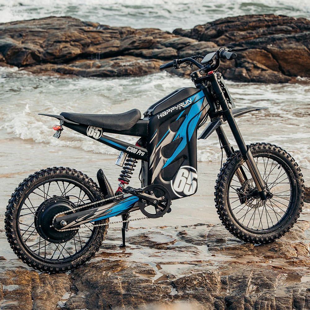 HappyRun G300 Pro Electric Dirt Bike 6500W 2025 New + Free 4 Years Warranty