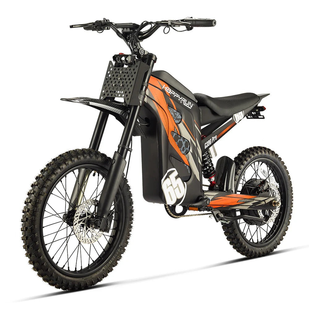 HappyRun G300 Pro Electric Dirt Bike 6500W 2025 New + Free 4 Years Warranty