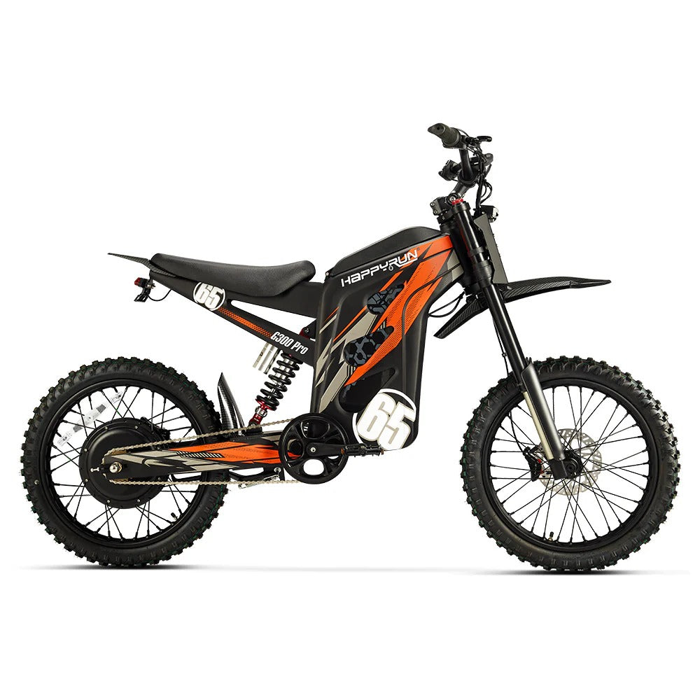 HappyRun G300 Pro Electric Dirt Bike 6500W 2025 New + Free 4 Years Warranty