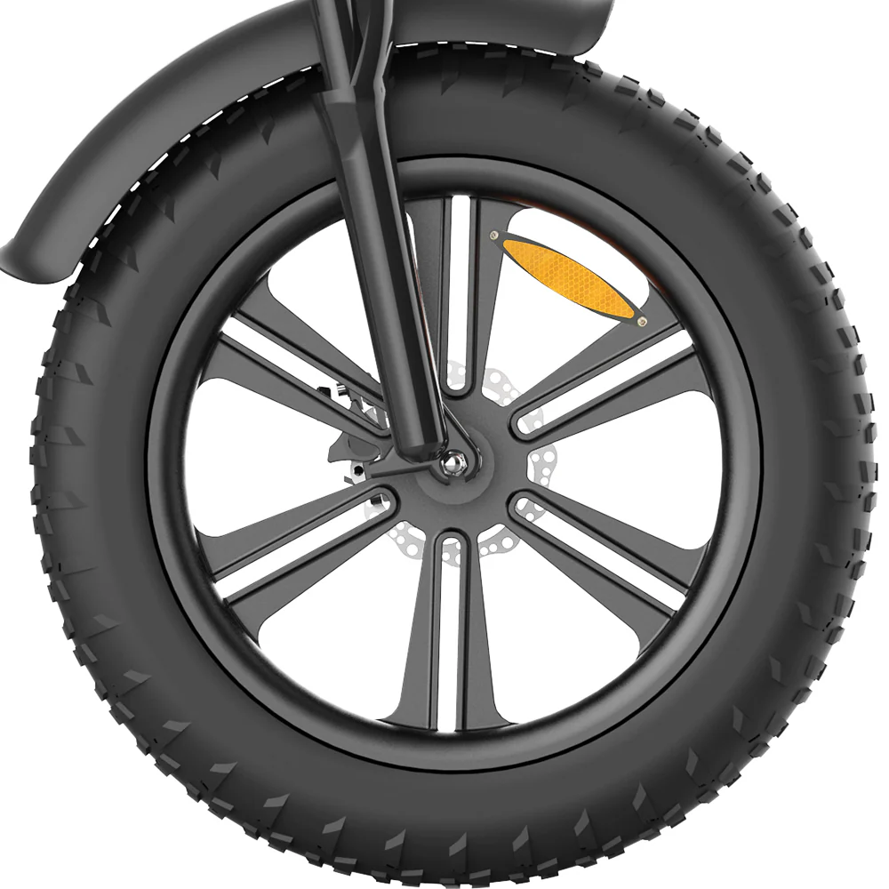 HappyRun Tank G50 Electric Bike Cargo Black City E-bike + 4 Years Warranty
