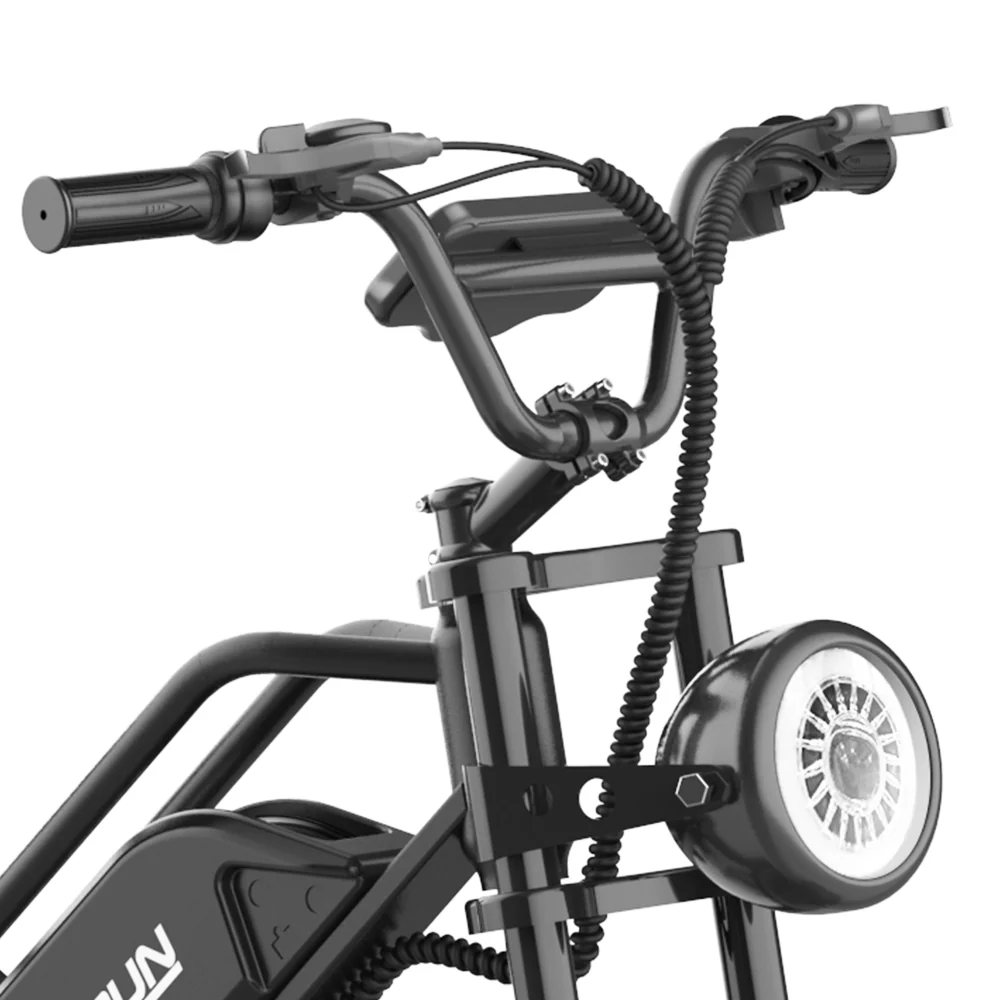 HappyRun Tank G50 Electric Bike Cargo Black City E-bike + 4 Years Warranty