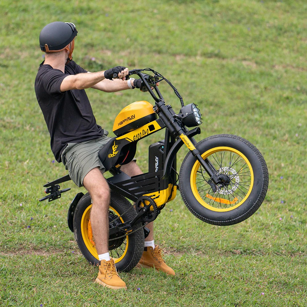HappyRun G100 Pro Fastest 6000W Electric Bike Motorcycle + 4 Years Warrarty