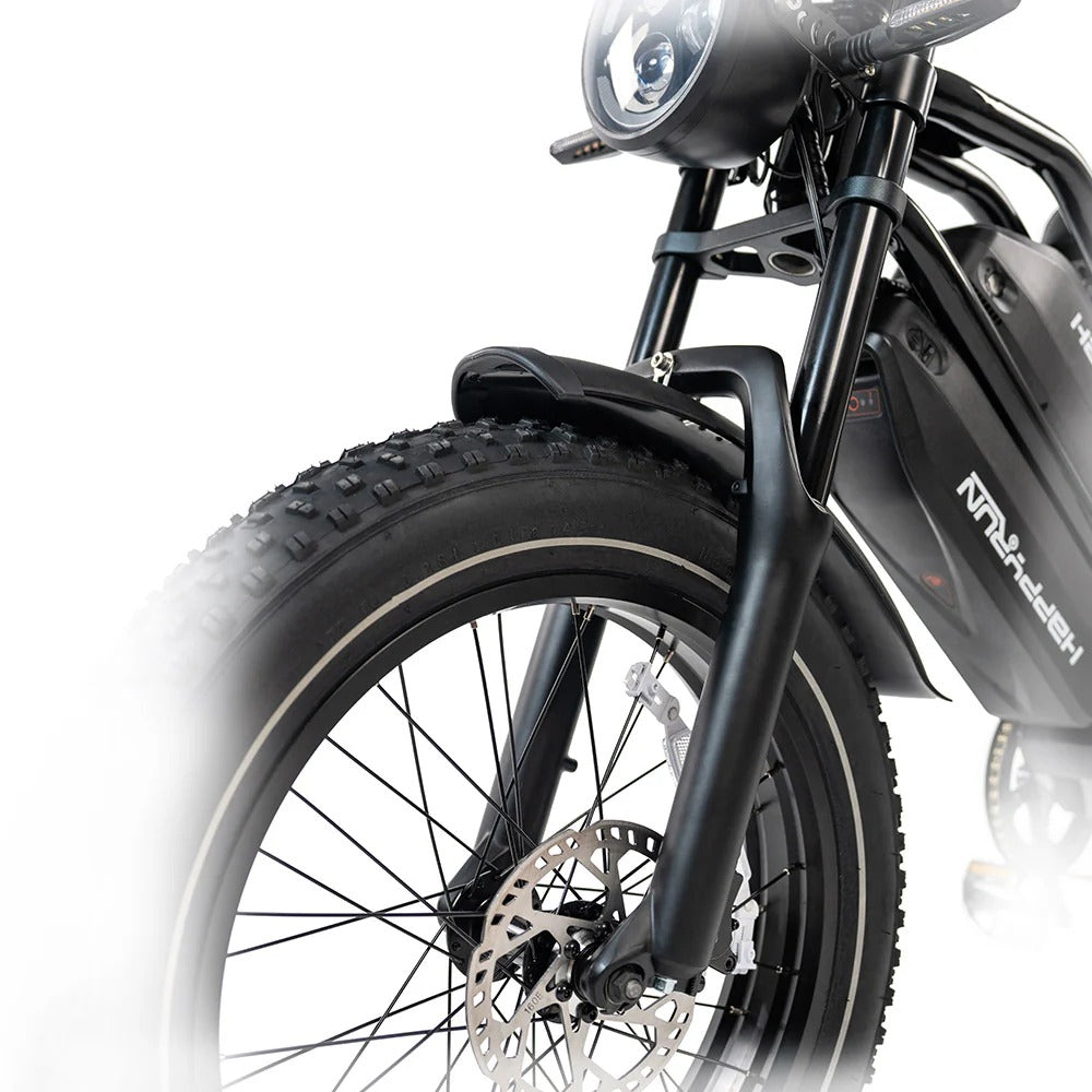 HappyRun G70 2000W Dual Battery Fast Electric Cargo Bike 2025 NEW + Free 4 Years Warranty