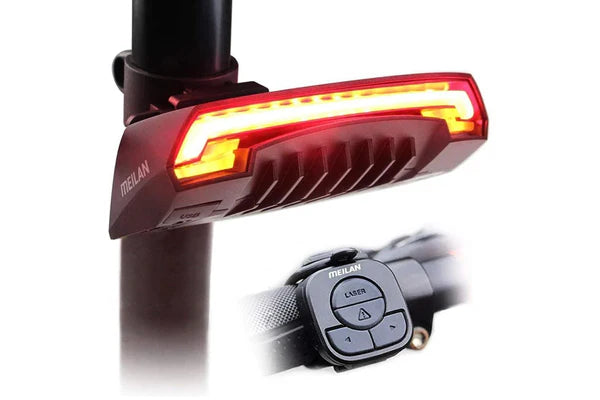 HAOQI Smart Bike Tail Light with Turn Signals