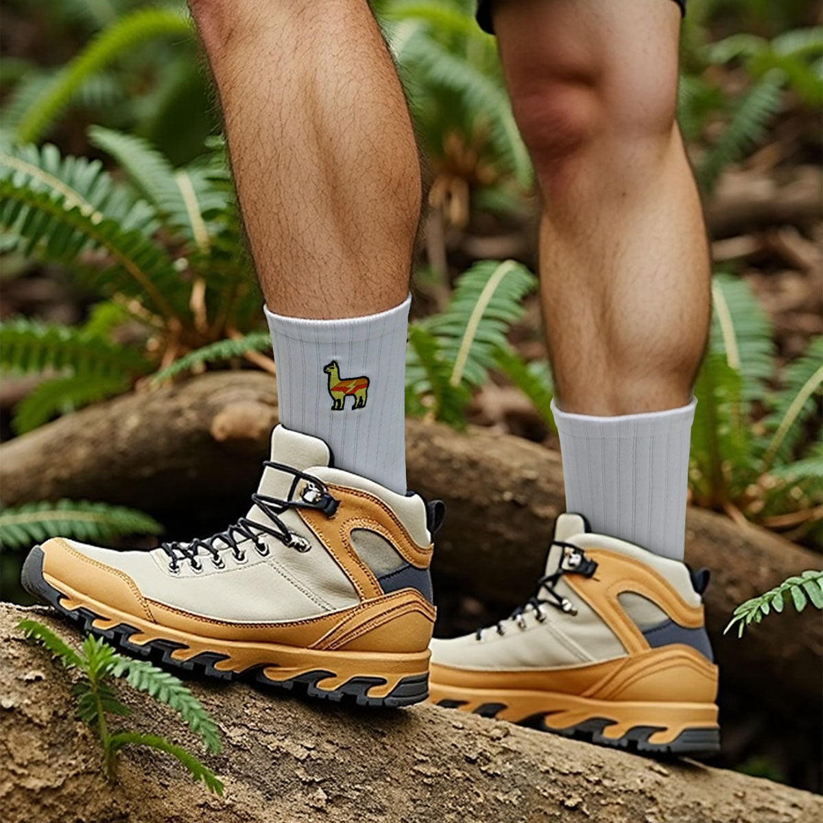 LLAMA EBIKE Wool Cycling Socks