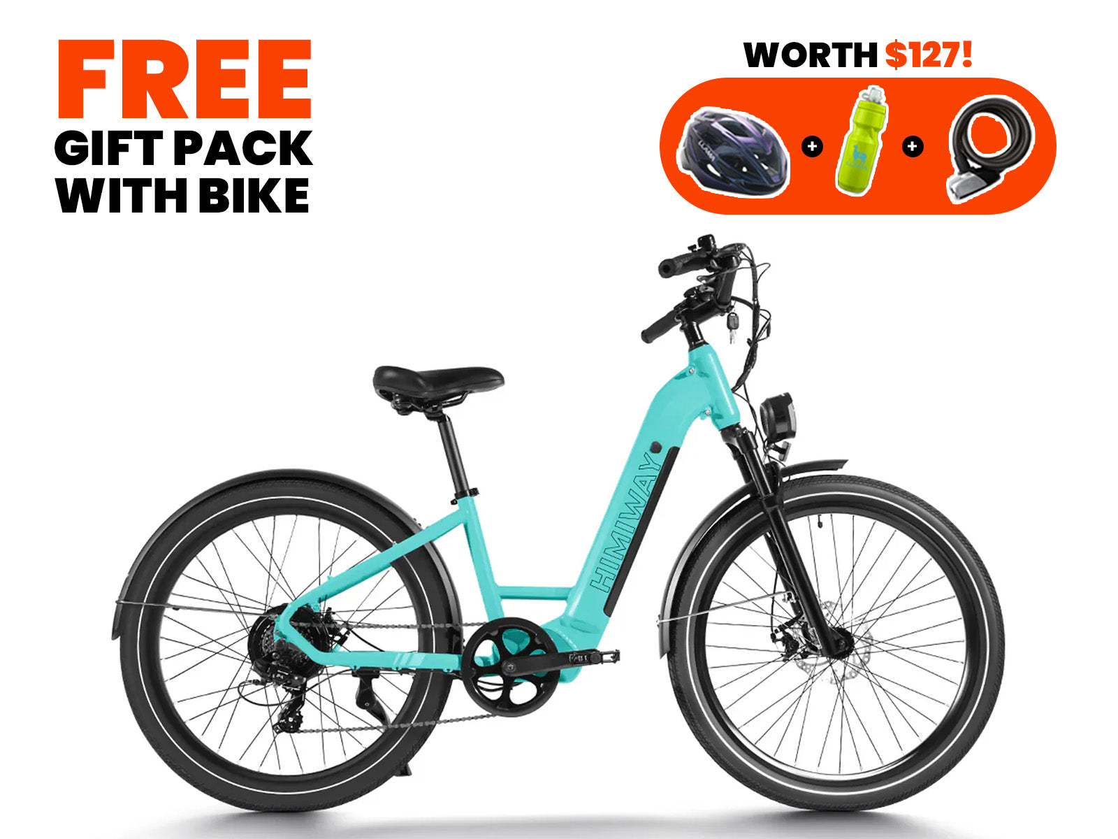 Himiway Rambler Electric City Commuter Bike +Free 4 Years Warranty