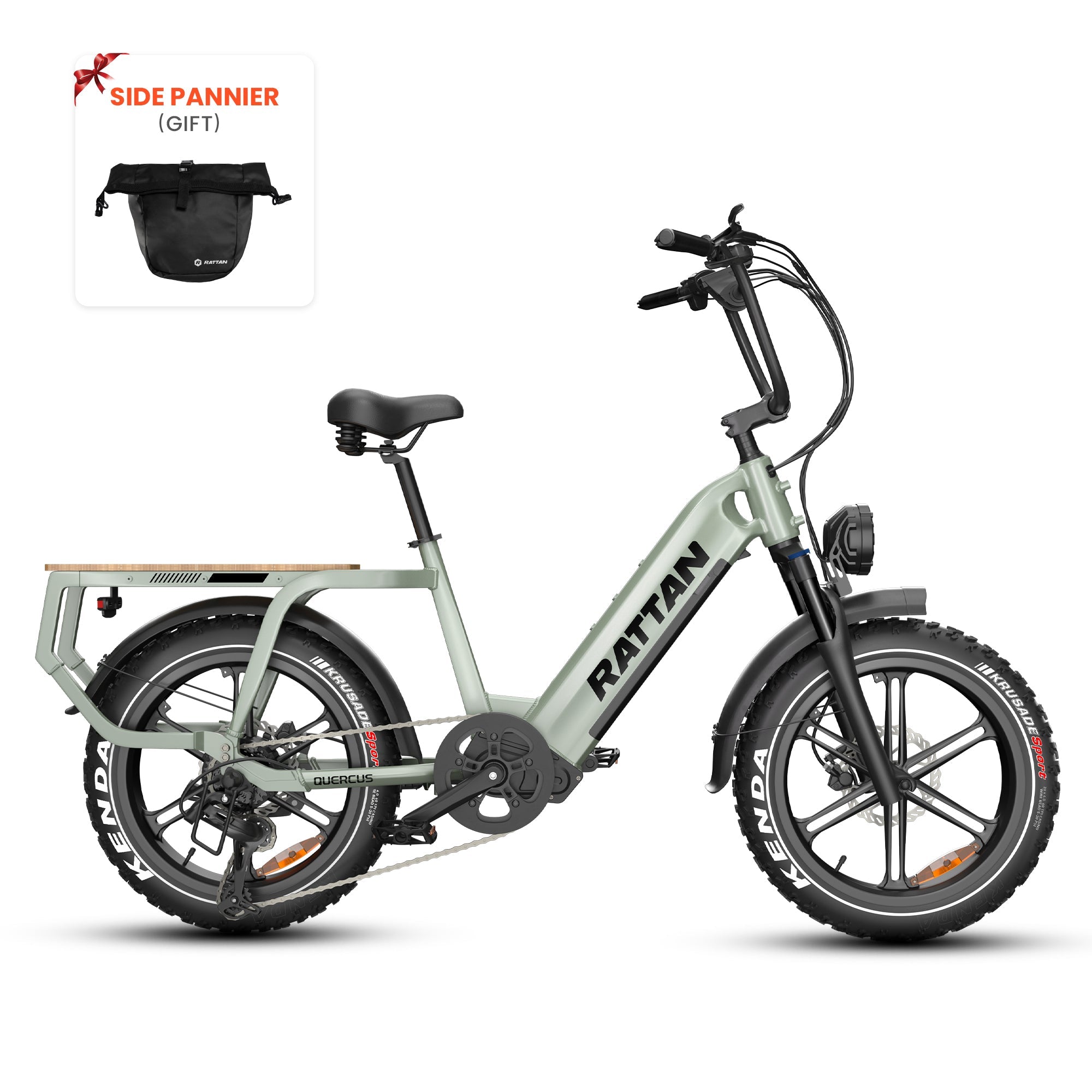 Ratter Quercus Premium Long Range Utility Ebike | UL Safety Certified + 4 Years Warranty