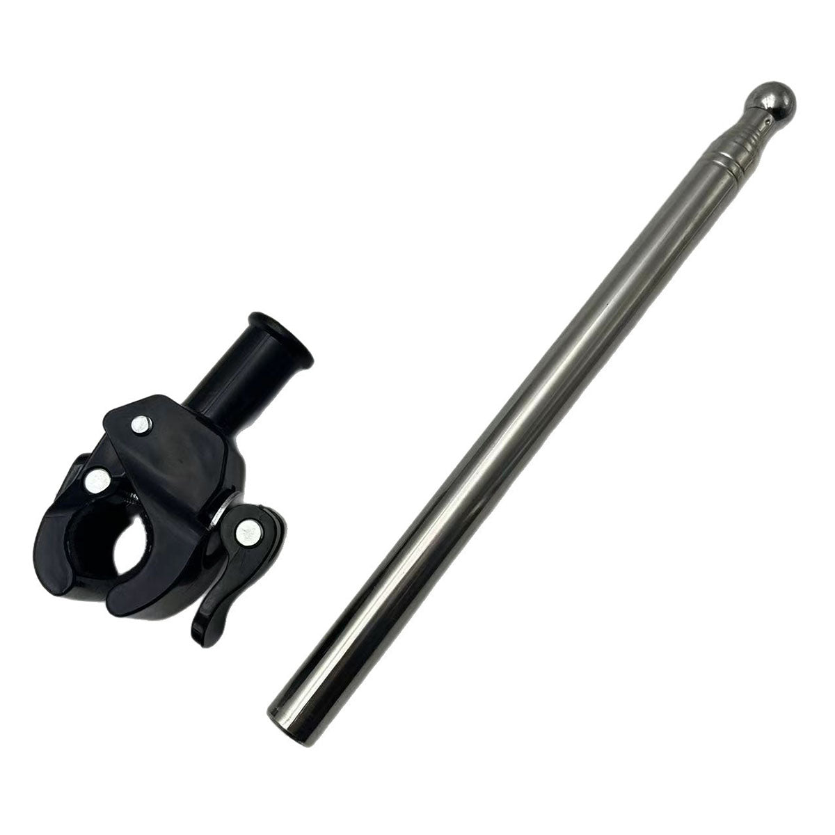 LLAMA EBIKE Extendable Flagpole with Alligator Clip
