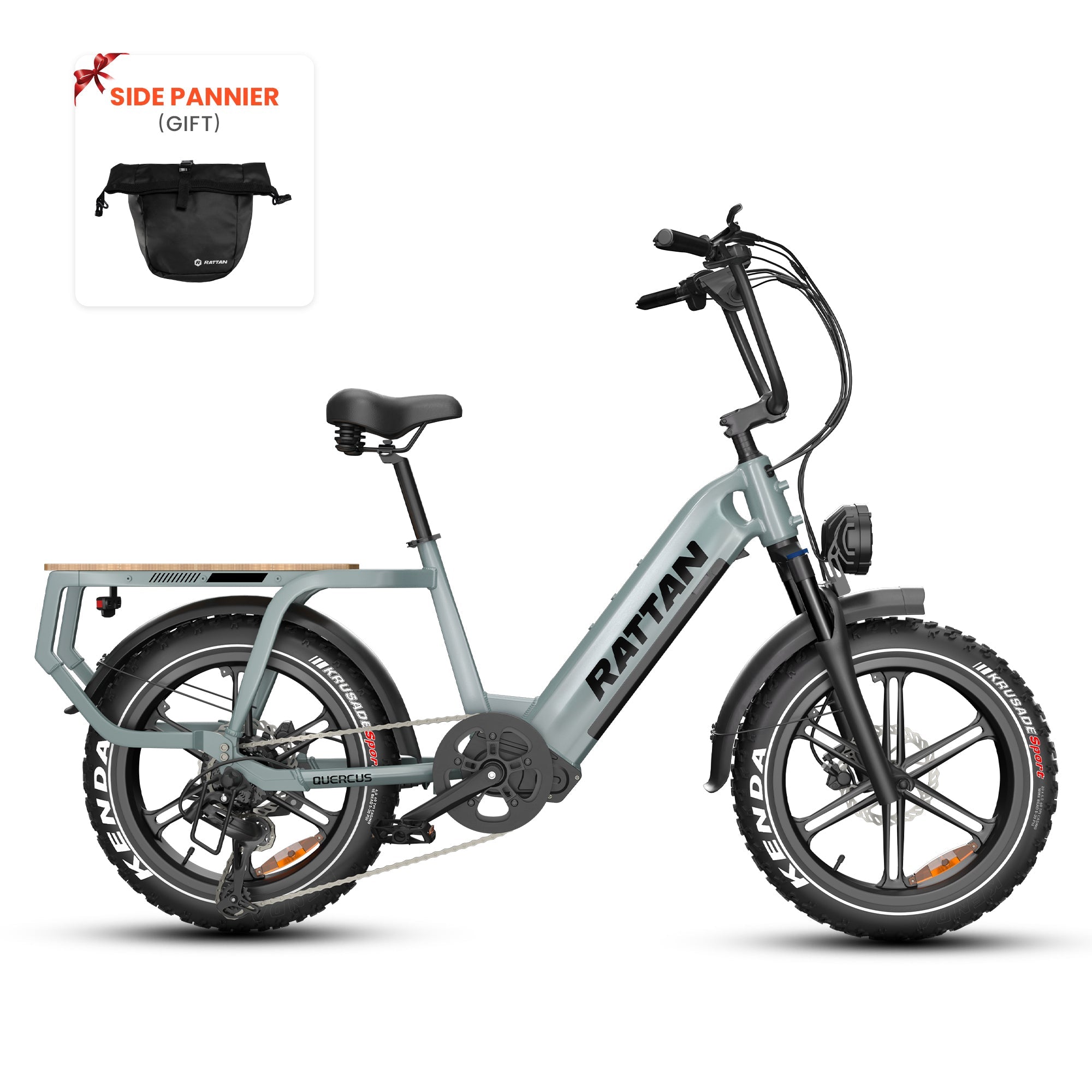 Ratter Quercus Premium Long Range Utility Ebike | UL Safety Certified + 4 Years Warranty