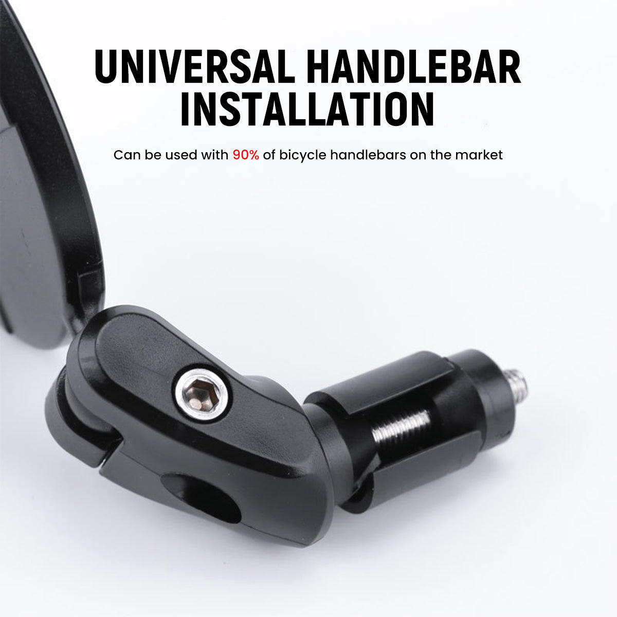 LLAMA EBIKE Foldable Convex Rearview Mirror