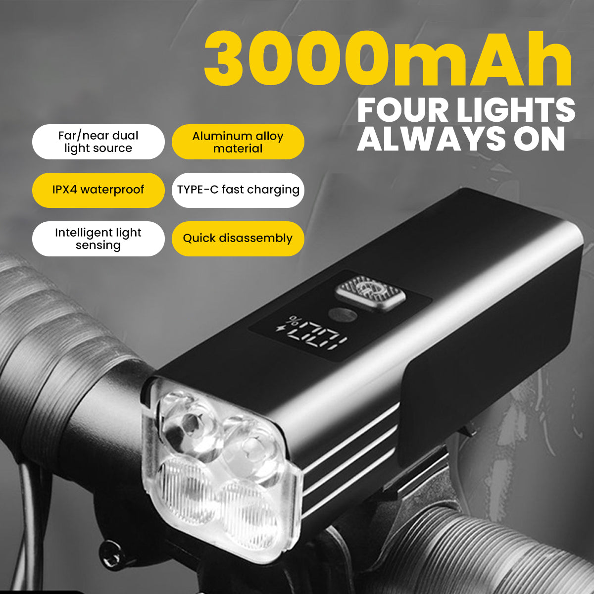 LLAMA EBIKE Strong Waterproof Lighting