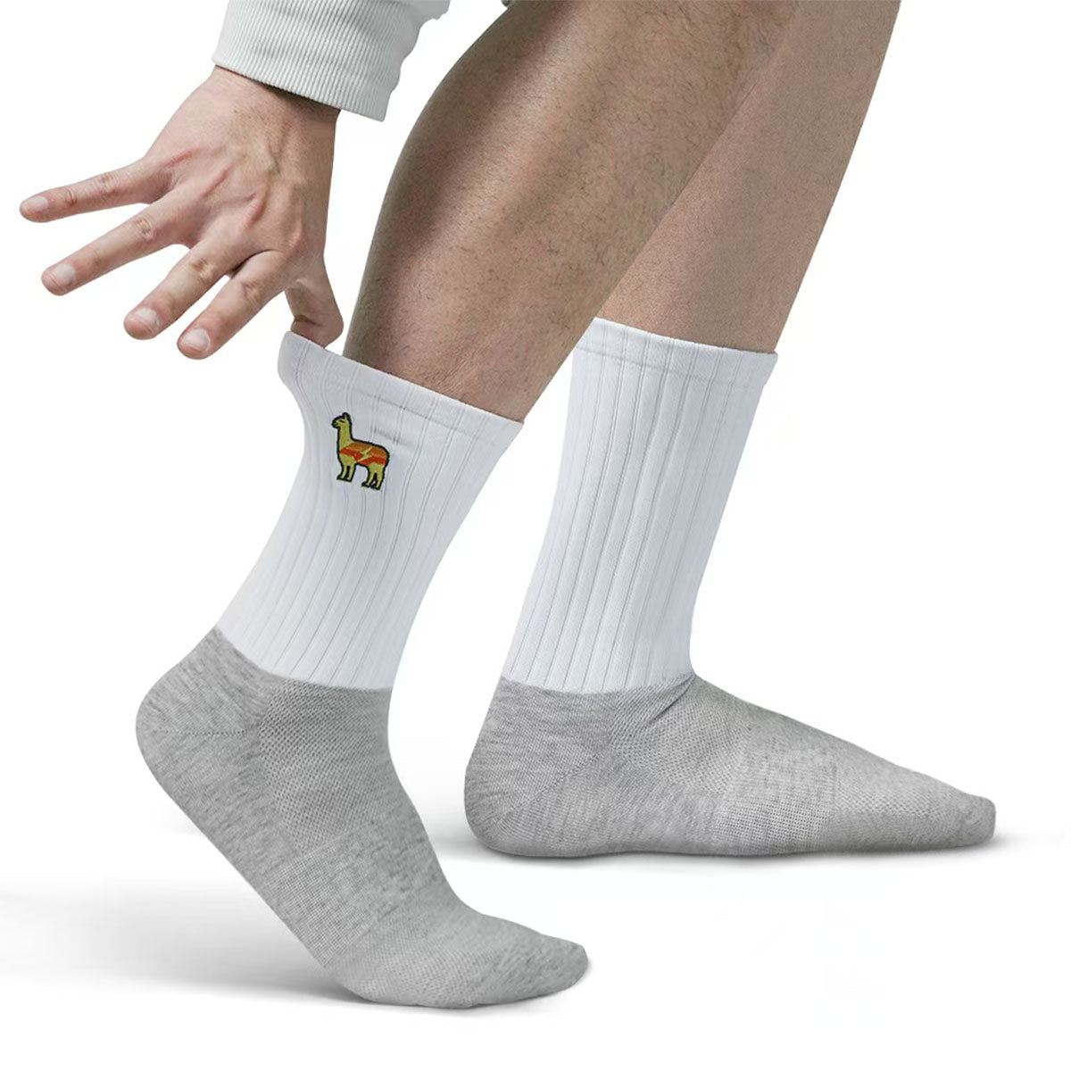 LLAMA EBIKE Wool Cycling Socks