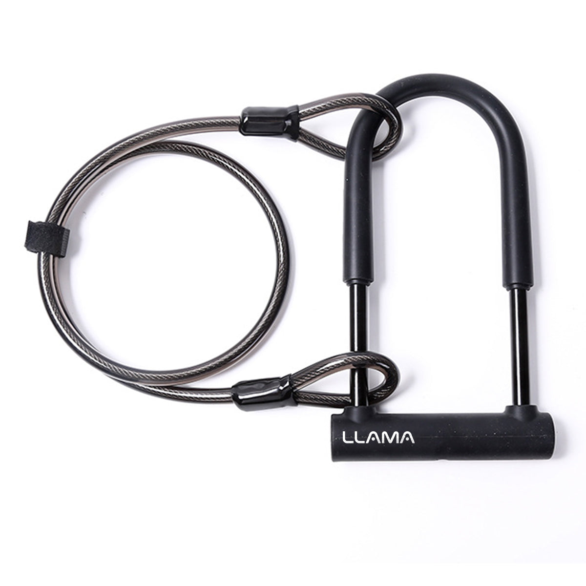 LLAMA EBIKE Heavy-Duty Portable Bike Lock Set