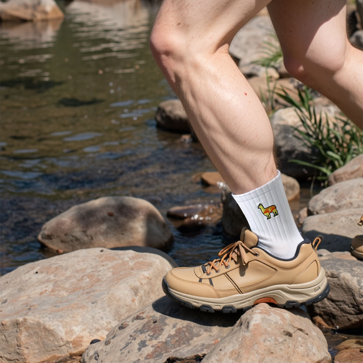 LLAMA EBIKE Wool Cycling Socks
