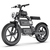 Freego Dual Battery Electric Motorcycle Bike with Adjustable Seat E20 - Top Speed 20 mph | UL Safety Certified
