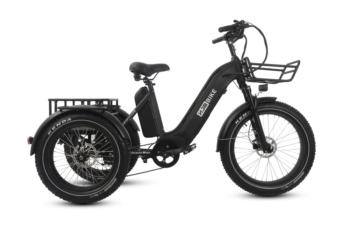 HJM TriHauler Pro Cargo 1000W Rear-Drive Fat Tire Etrike (Fully Assembled)