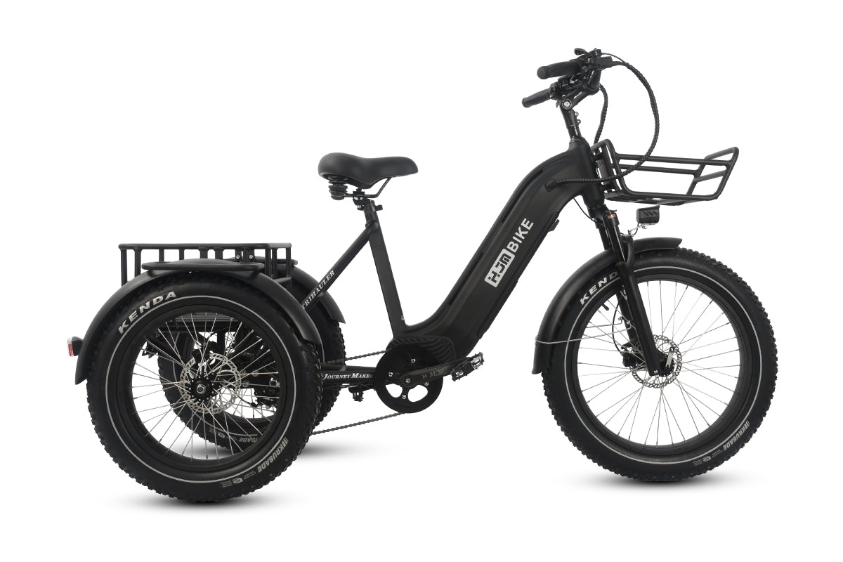 HJM TriHauler Pro Cargo 1000W Rear-Drive Fat Tire Etrike (Fully Assembled)