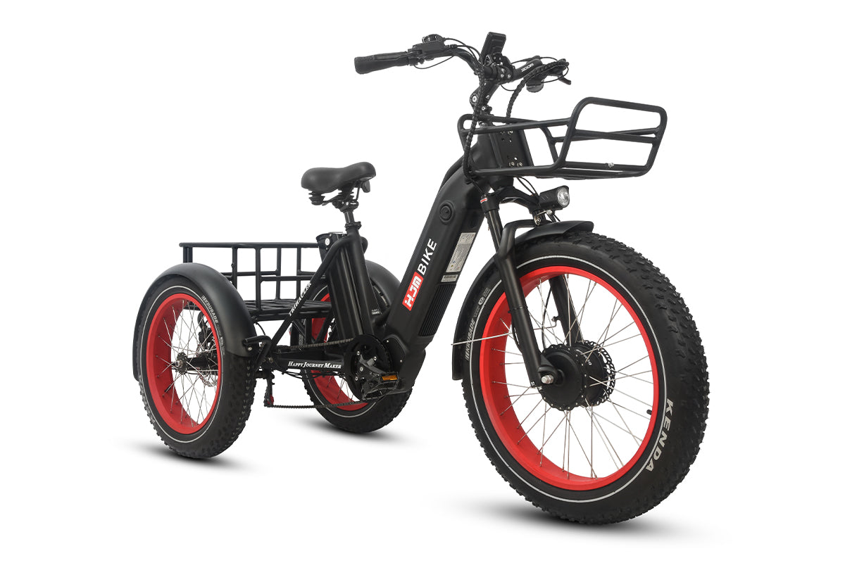 HJM TriHauler Cargo Fat Tire Etrike (Fully Assembled)