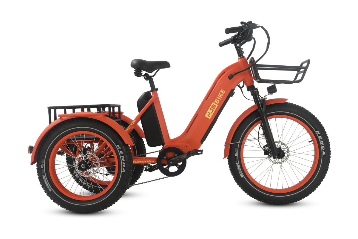 HJM TriHauler Pro Cargo 1000W Rear-Drive Fat Tire Etrike (Fully Assembled)