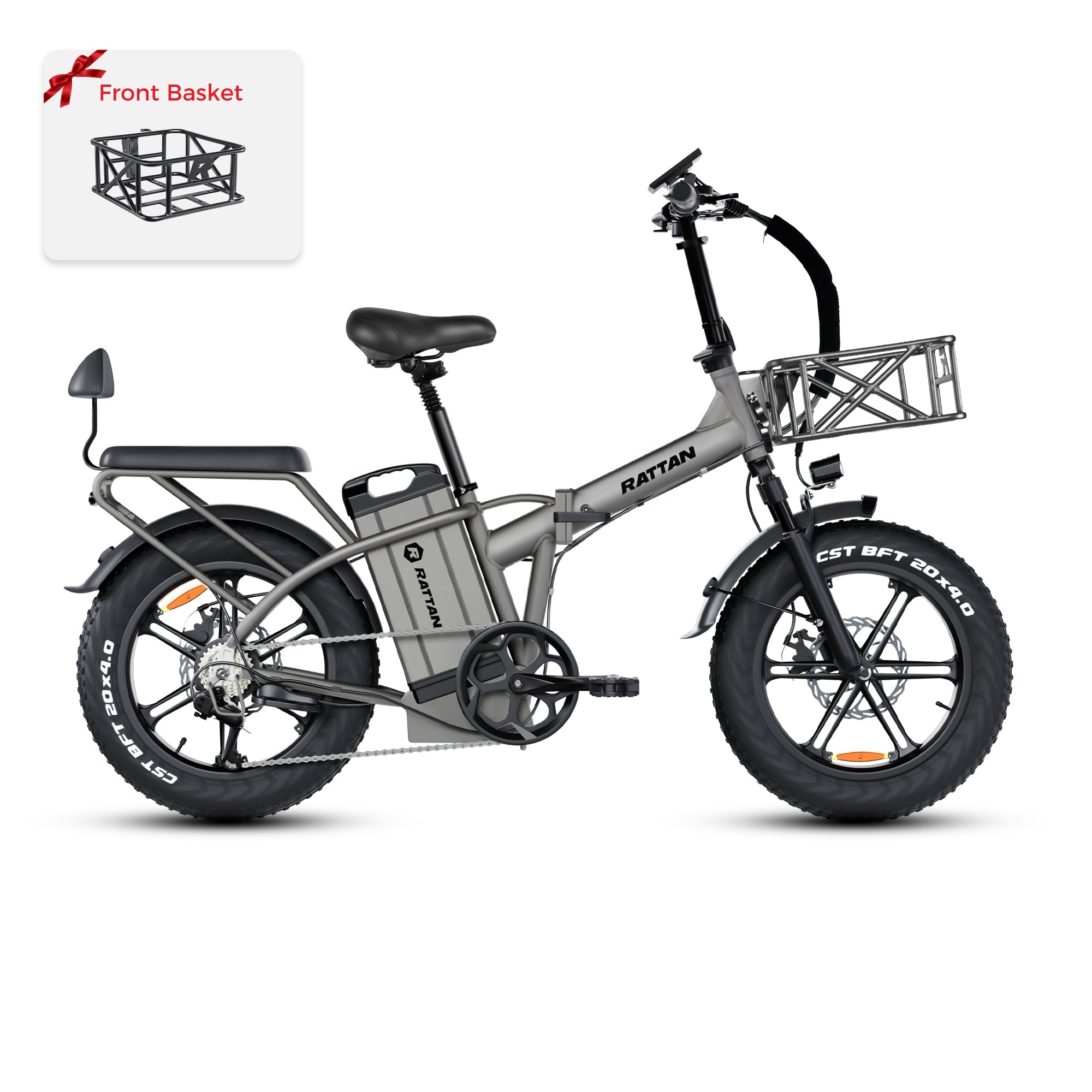 Rattan LM Ultra 1000W Foldable Ebike | UL Safety Certified + 4 Years Warranty