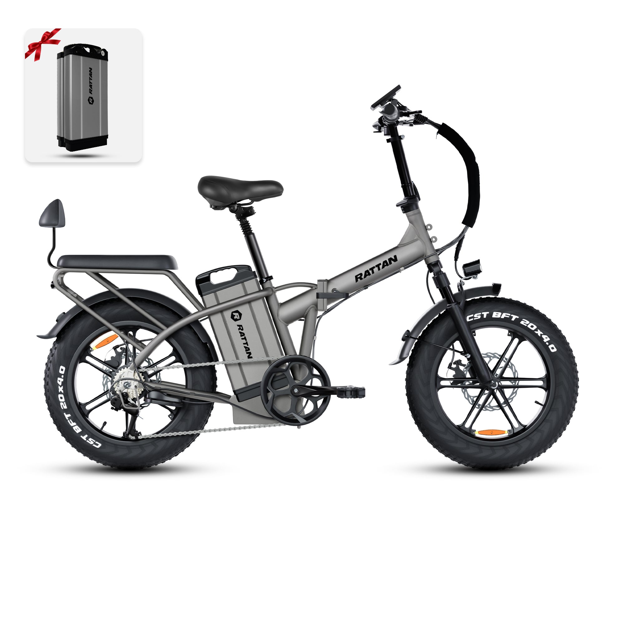 Rattan LM Ultra 1000W Foldable Ebike | UL Safety Certified + 4 Years Warranty