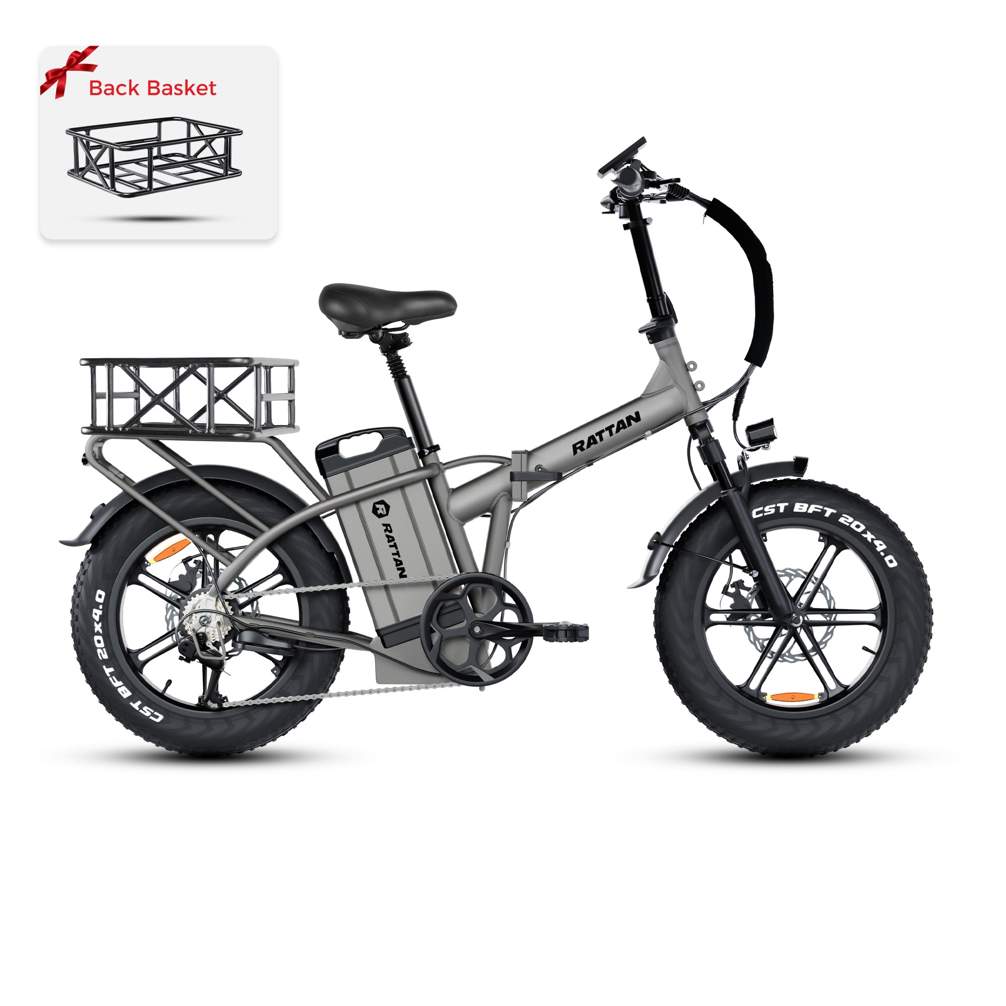 Rattan LM Ultra 1000W Foldable Ebike | UL Safety Certified + 4 Years Warranty