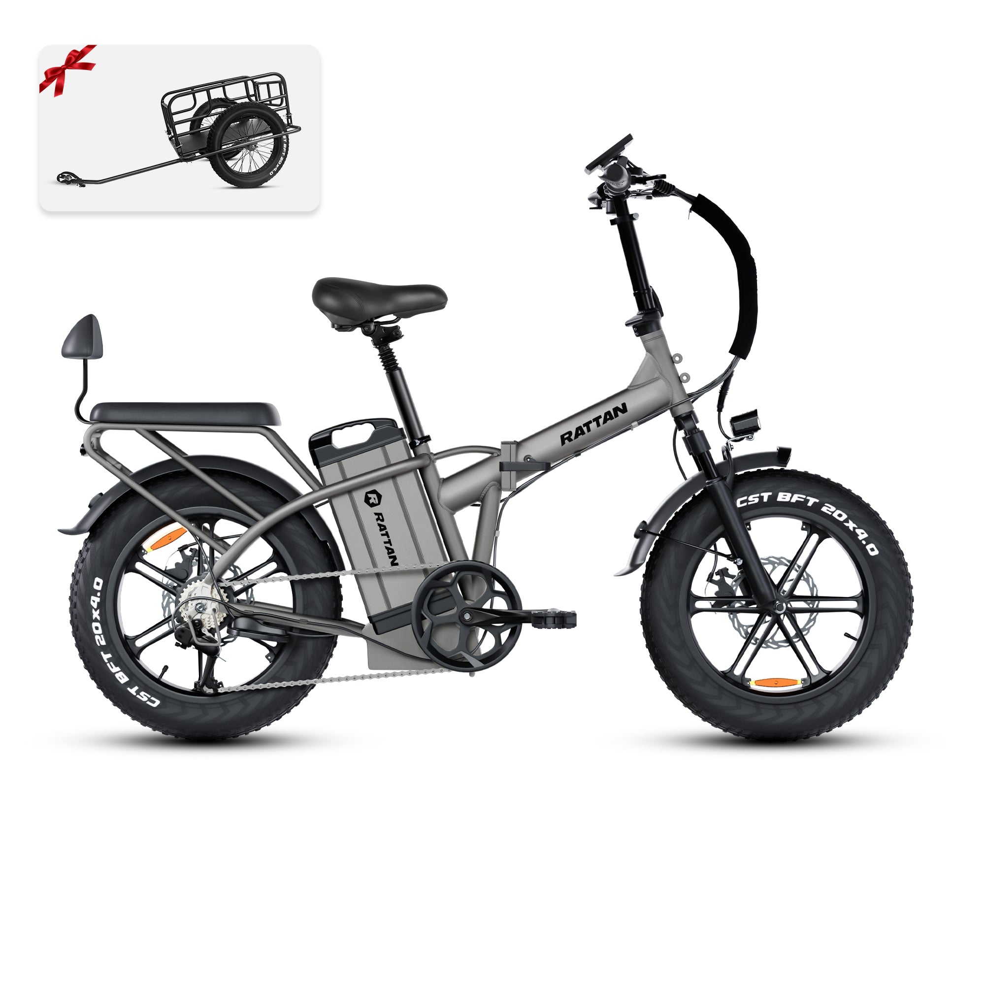 Rattan LM Ultra 1000W Foldable Ebike | UL Safety Certified + 4 Years Warranty